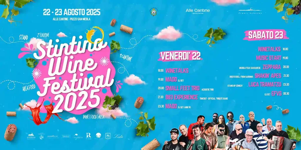 Stintino Wine Festival 2025, manifesto con programma, date e orari | In Sardegna con Dani