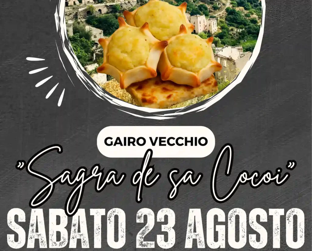 Sagra cocoi Gairo Vecchio 2025, manifesto con data, programma e orari | In Sardegna con Dani