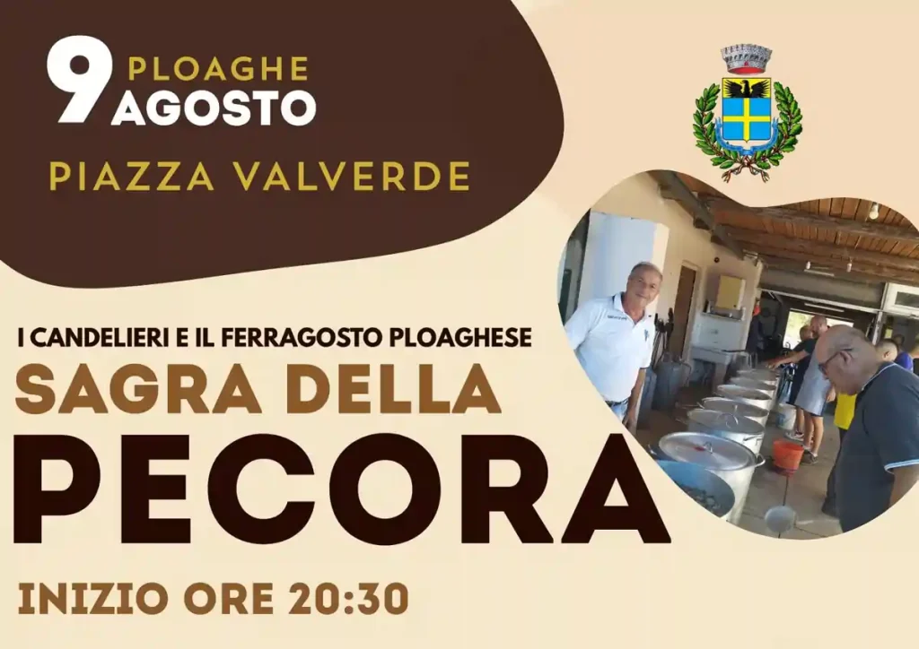 Sagra della pecora Ploaghe 2025, manifesto con data, programma e orari | In Sardegna con Dani