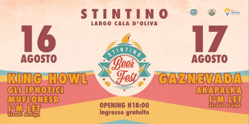 Stintino Beer Fest 2025, manifesto con date, orari e musicisti ospiti | In Sardegna con Dani