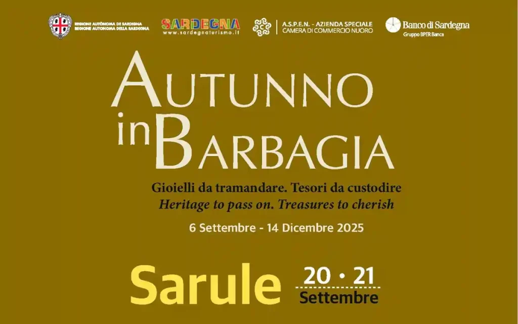 Autunno in Barbagia Sarule 2025, manifesto con date, programma e orari eventi | In Sardegna con Dani