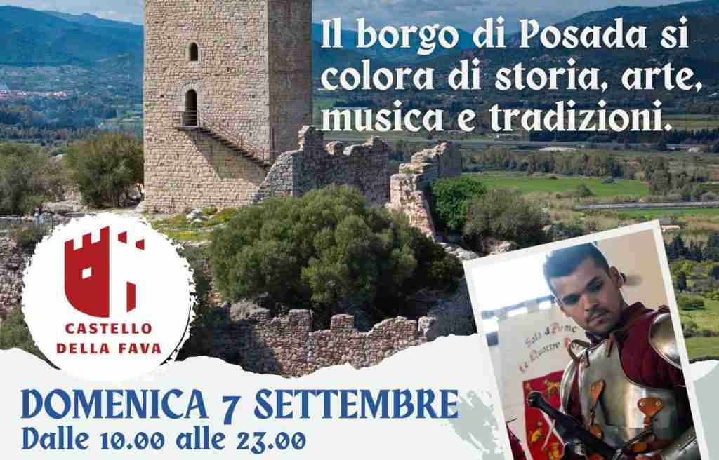 Rievocazione storico medievale a Posada, manifesto 2025 con data, programma e orari | In Sardegna con Dani