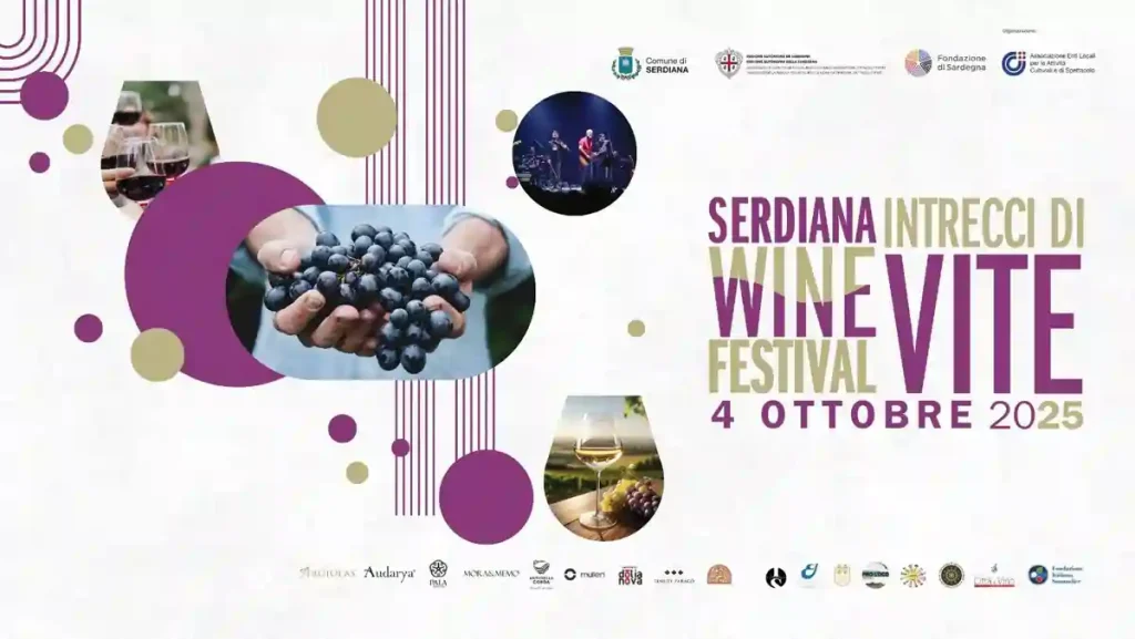 Serdiana Wine Festival 2025, manifesto con data, programma e orari degustazioni | In Sardegna con Dani