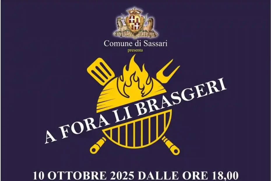 A fora li brasgeri Sassari 2025, manifesto con date, programma e orari degustazioni | In Sardegna con Dani