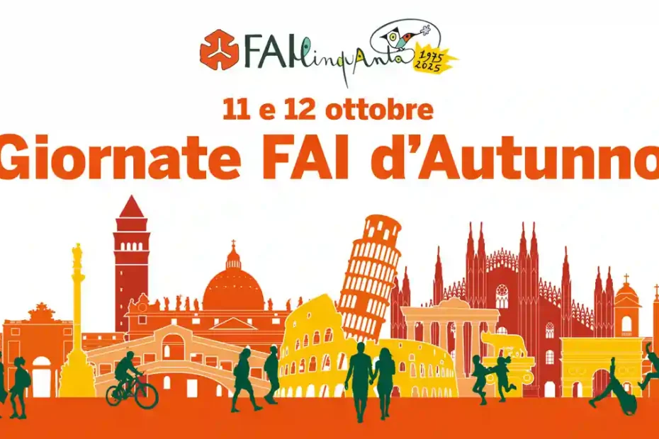 Giornate FAI Autunno in Sardegna 2025, manifesto con date, programma e orari visite guidate | In Sardegna con Dani