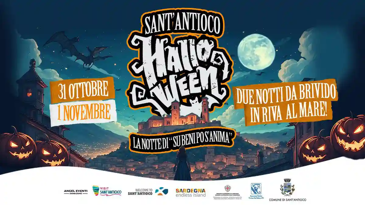 Halloween e Su beni po s’anima a Sant’Antioco: ecco il programma del 30, 31 ottobre e 1 novembre 2025!