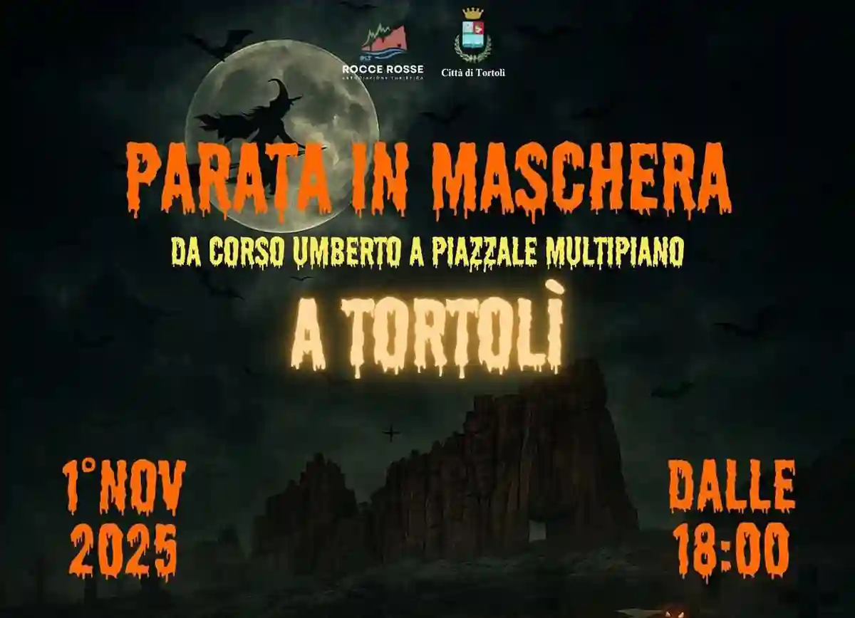 Parata in Maschera di Halloween a Tortolì: scopri il programma completo del 1 novembre 2025!