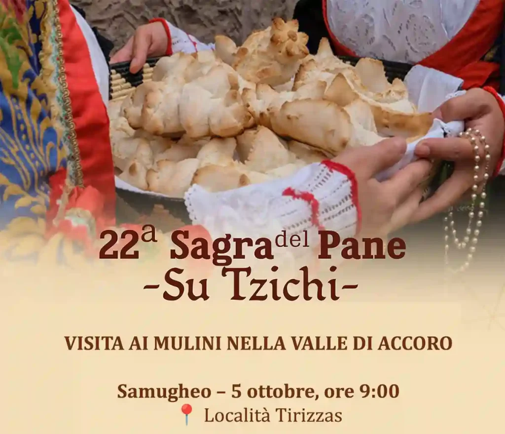 Su Tzichi Samugheo 2025, manifesto con data, programma e orari eventi | In Sardegna con Dani