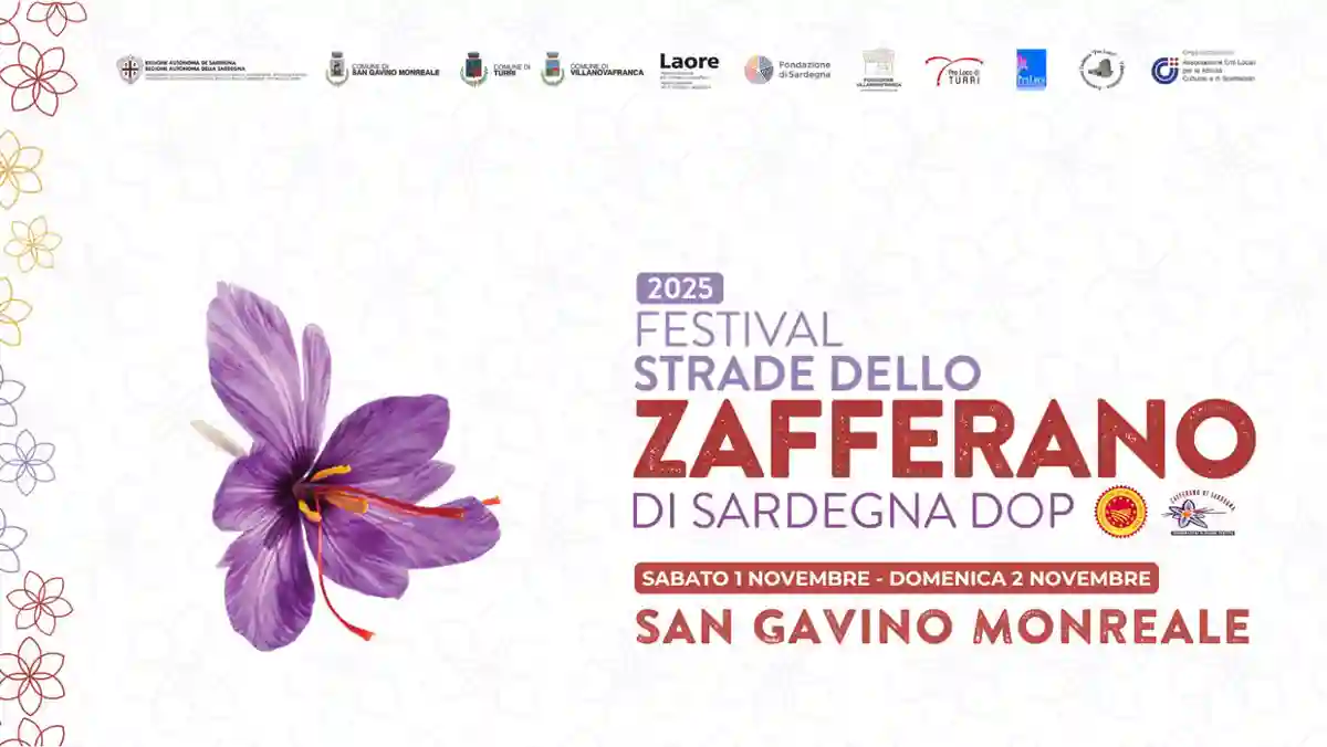 Festival dello Zafferano a San Gavino Monreale: ecco il programma completo dell’1 e 2 novembre 2025!