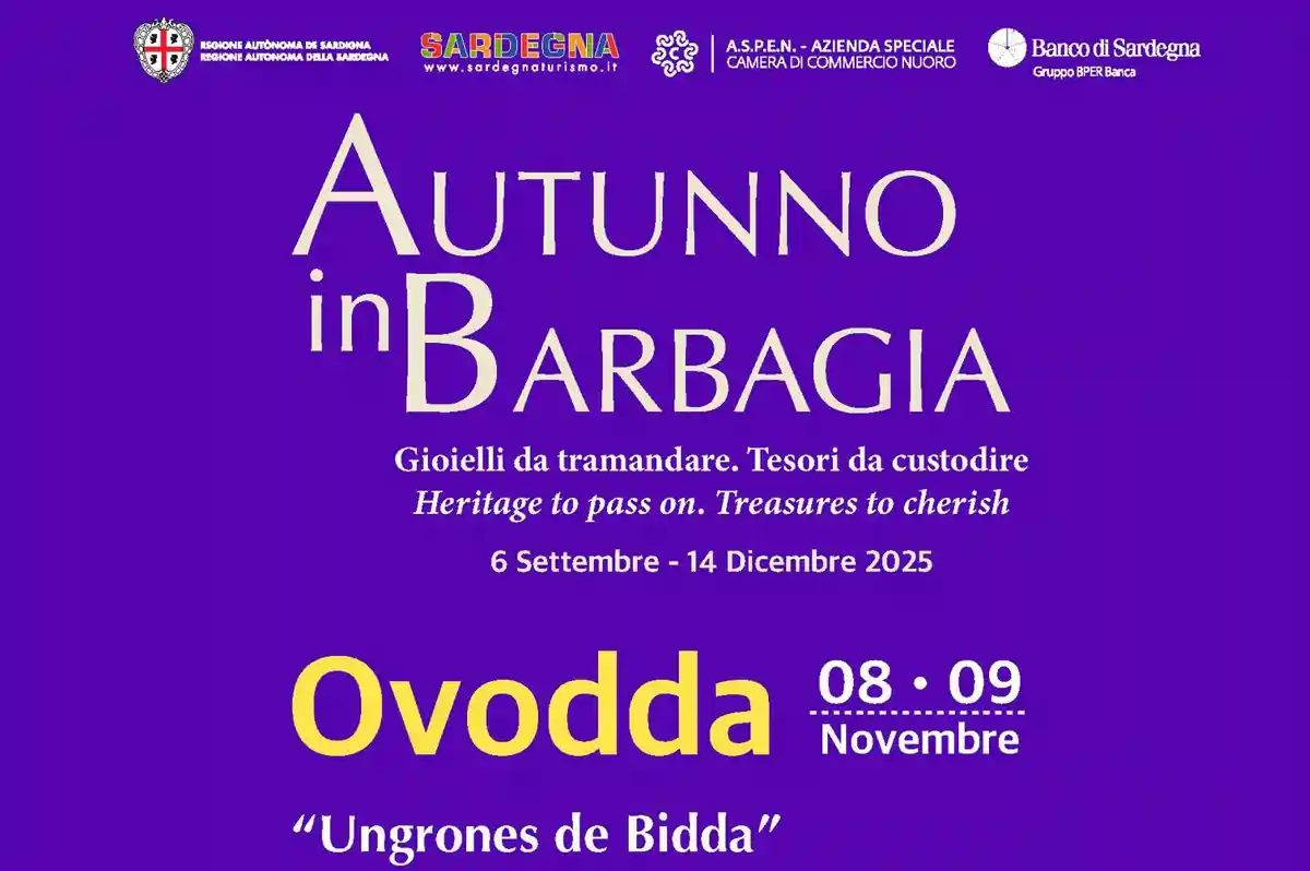 Autunno in Barbagia a Ovodda 2025: ecco il programma completo dell’8 e 9 novembre 2025!