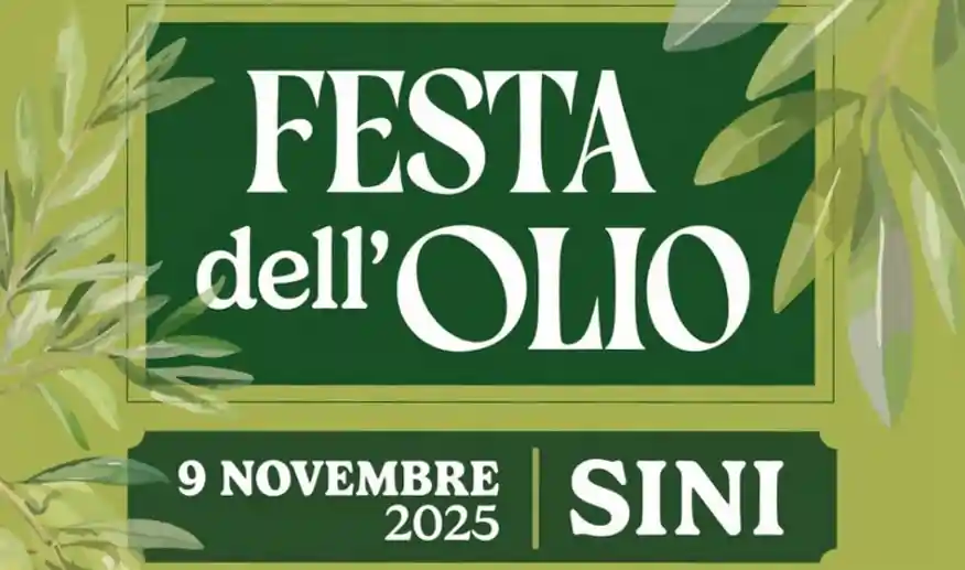 Festa dell’Olio a Sini: ecco il programma completo del 9 novembre 2025!