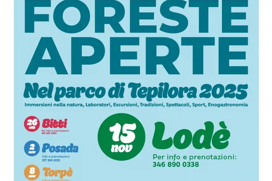 Foreste Aperte 2025 a Lodè