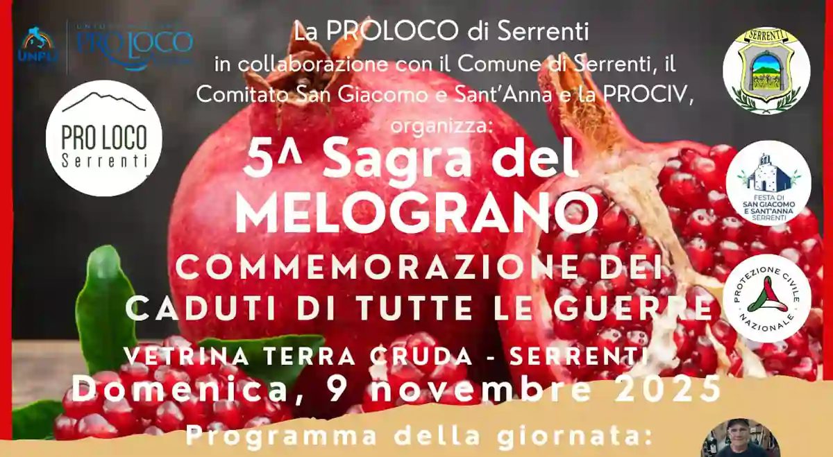 Sagra del Melograno 2025 a Serrenti: scopri il programma completo del 9 novembre 2025!