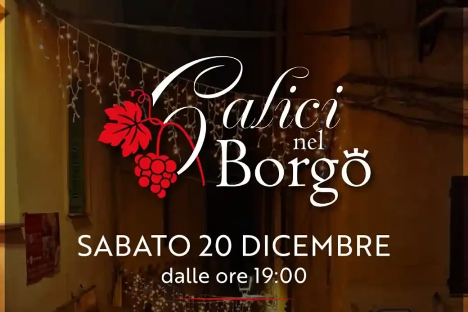 Calici nel borgo Castelsardo 2025, manifesto con data e programma | In Sardegna con Dani