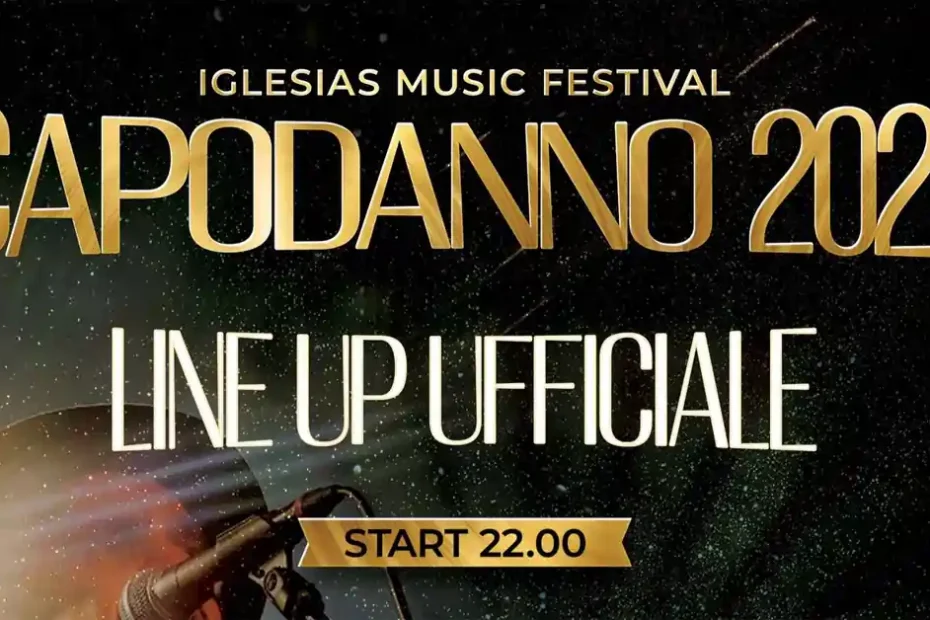 Capodanno 2026 a Iglesias, con il concerto di Mannarino (manifesto) | In Sardegna con Dani
