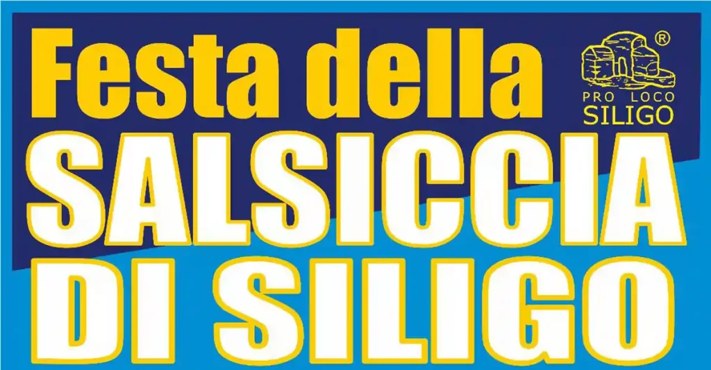 Sagra della salsiccia Siligo 2025, manifesto