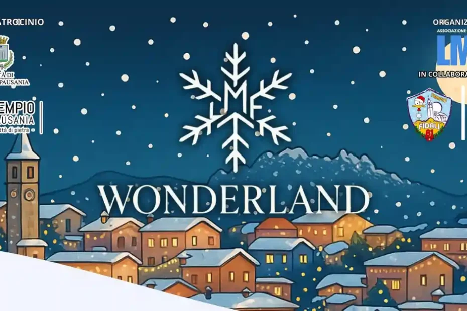 Wonderland, evento di Natale a Tempio Pausania