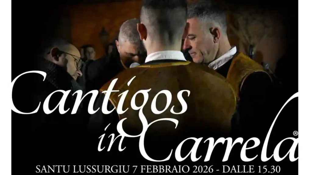 Cantigos in Carrela Santu Lussurgiu 2026, manifesto con la data ! In Sardegna con Dani