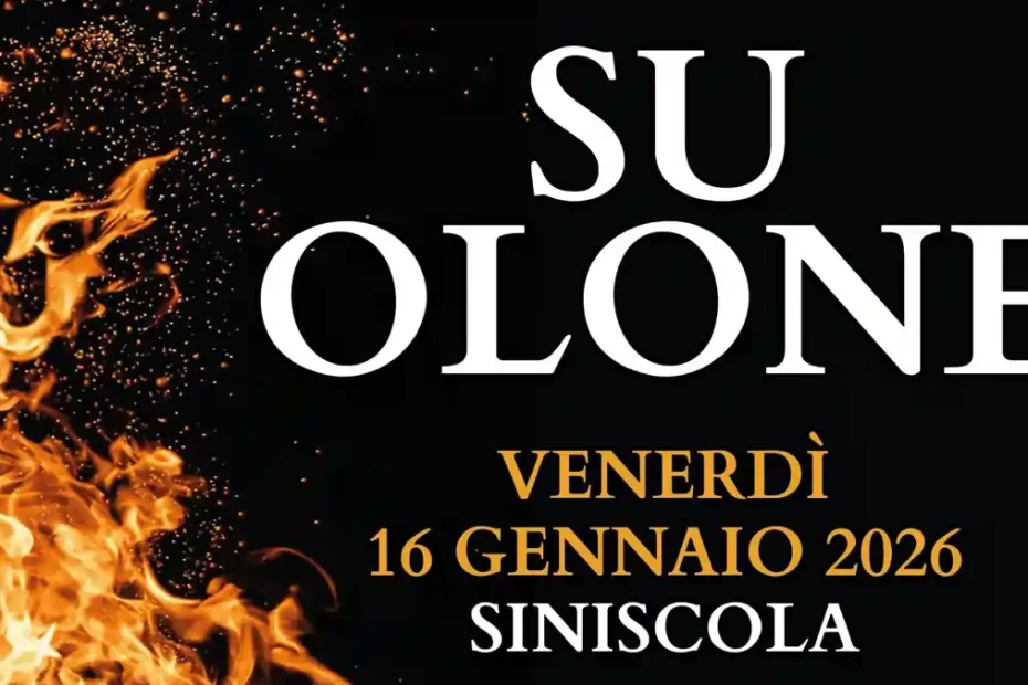 Fuochi Sant'Antonio Siniscola 2026