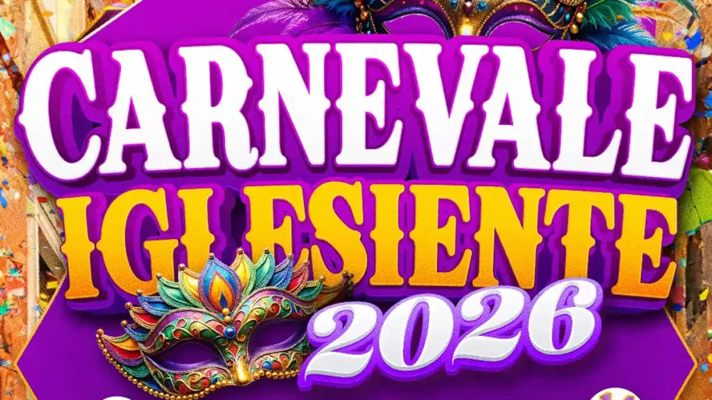 Carnevale Iglesias 2026, manifesto ufficiale | In Sardegna con Dani