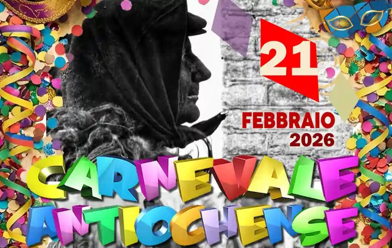 Carnevale Sant'Antioco 2026, manifesto | In Sardegna con Dani