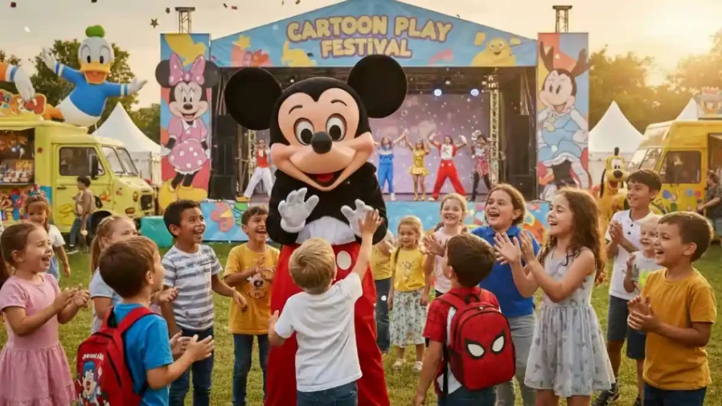 Cartoon Play Fiera di Cagliari 2026, immagine rappresentativa del festival per bambini | In Sardegna con Dani