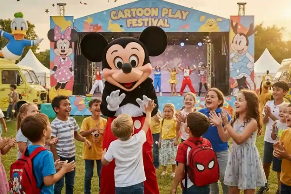 Cartoon Play Fiera di Cagliari 2026, immagine rappresentativa del festival per bambini | In Sardegna con Dani