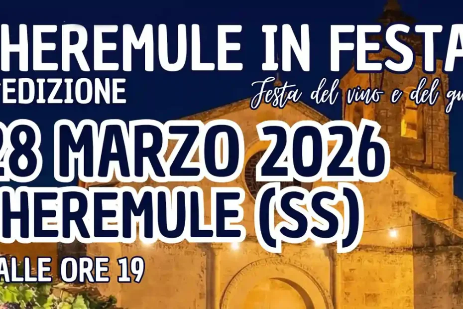 Cheremule in festa 2026, manifesto con data e orario d'inizio | In Sardegna on Dani
