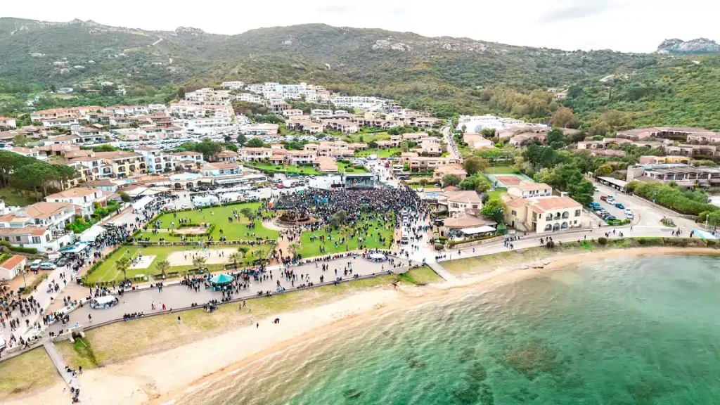 Pasquetta a Cannigione, frazione di Arzachena, foto aerea dallo scorso anno | In Sardegna con Dani