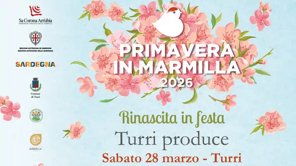 Primavera in Marmilla Turri 2026, manifesto con data | In Sardegna con Dani