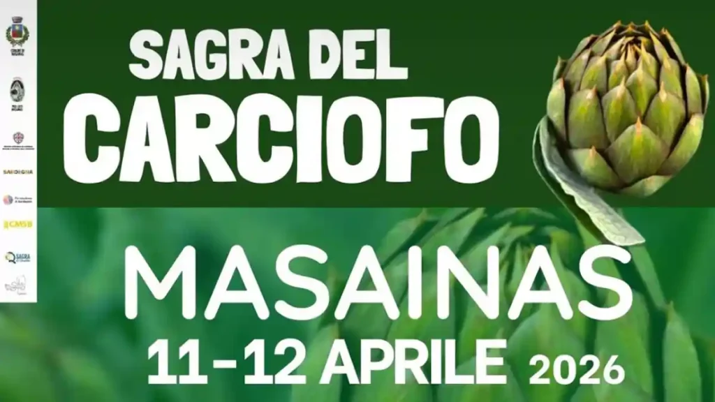 Sagra carciofo Masainas 2026, manifesto con le date ufficiali | In Sardegna con Dani