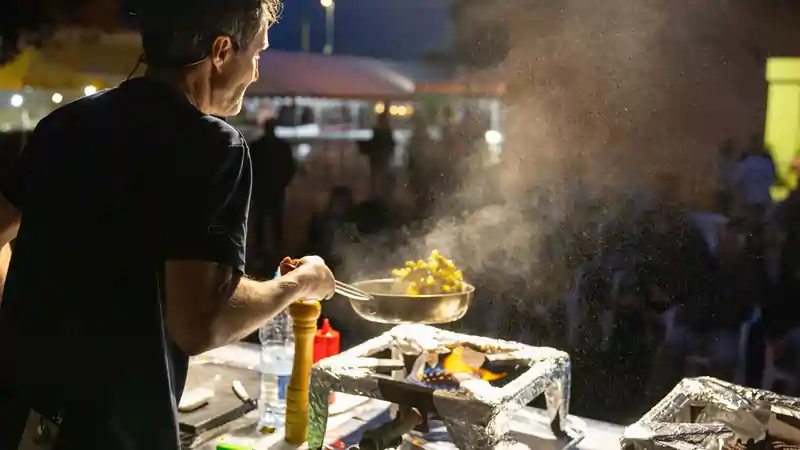 Show cooking alla sagra del carciofo di Siamaggiore lo scorso anno | In Sardegna con Dani