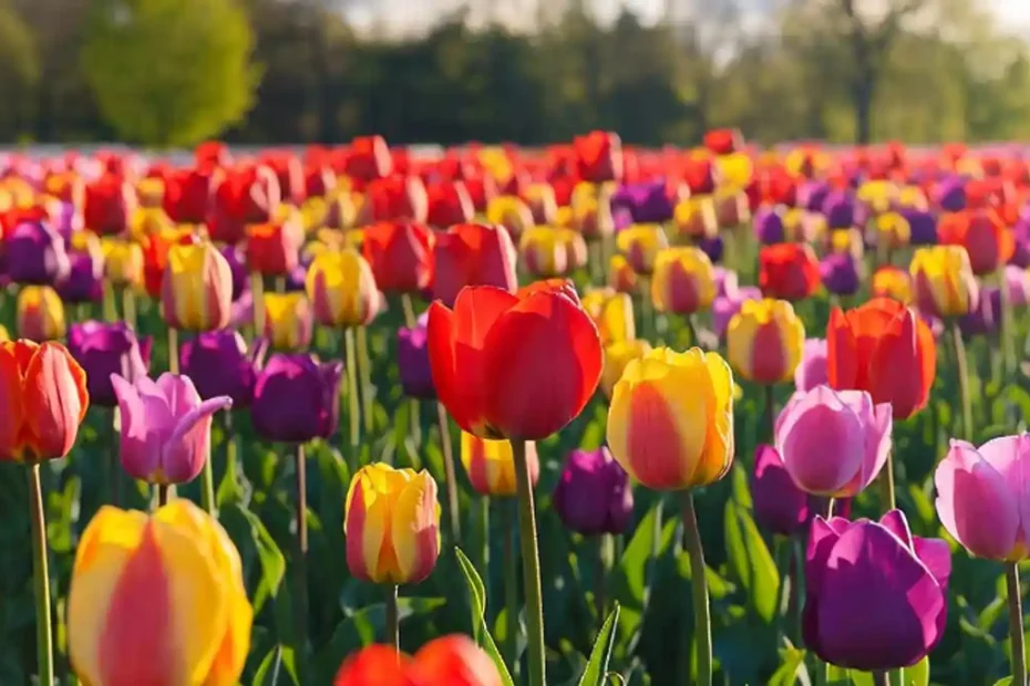 Tulipani in Sardegna a Turri