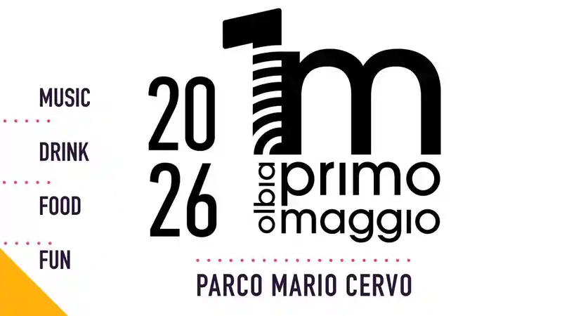 Concerto Primo Maggio Olbia 2026, manifesto con il programma di massima | In Sardegna con Dani