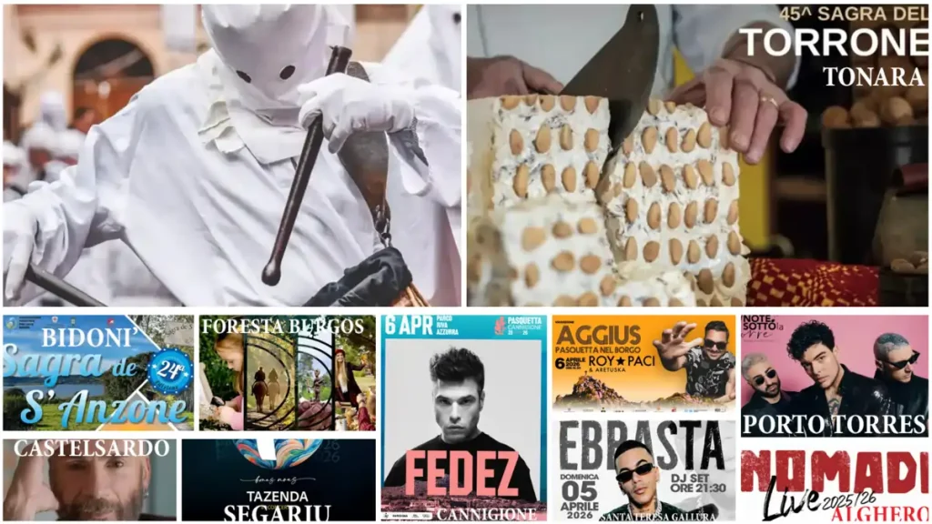Eventi, sagre e concerti di Pasqua e Pasquetta 2026 in Sardegna (3-6 aprile 2026), programma | In Sardegna con Dani