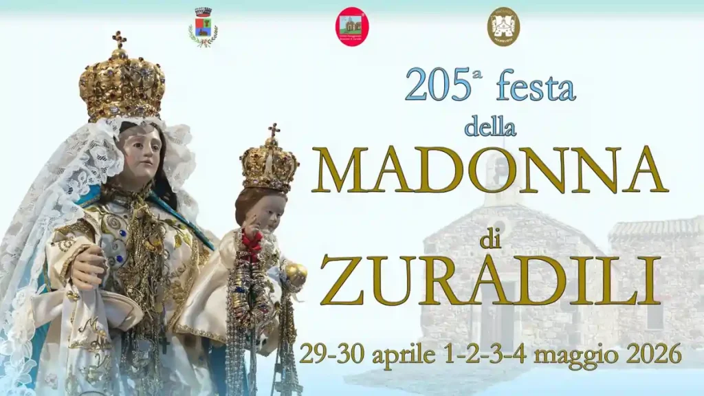 Festa della Madonna di Zuradili 2026 a Marrubiu, manifesto con le date | In Sardegna con Dani