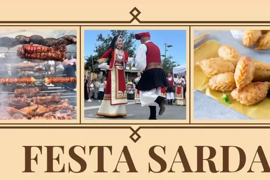Festa sarda, manifesto del festival itinerante dedicato a cibo e tradizioni della Sardegna | In Sardegna con Dani
