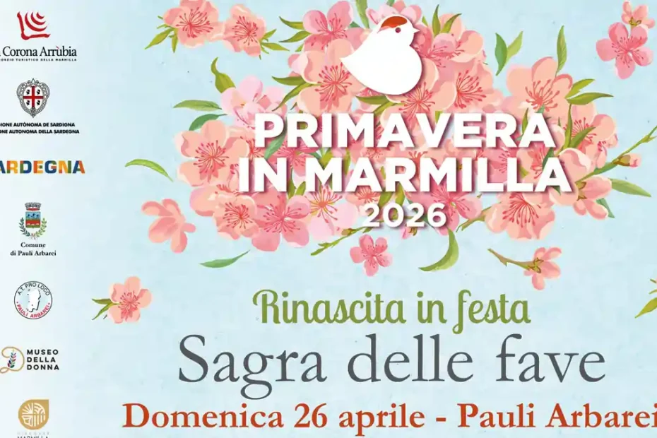 Sagra delle Fave 2026 a Pauli Arbarei: programma e menù del 26 aprile!