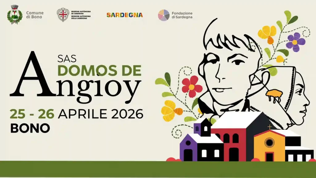 Sas Domos de Angioy Bono 2026, manifesto con le date ufficiali dell'evento | In Sardegna con Dani