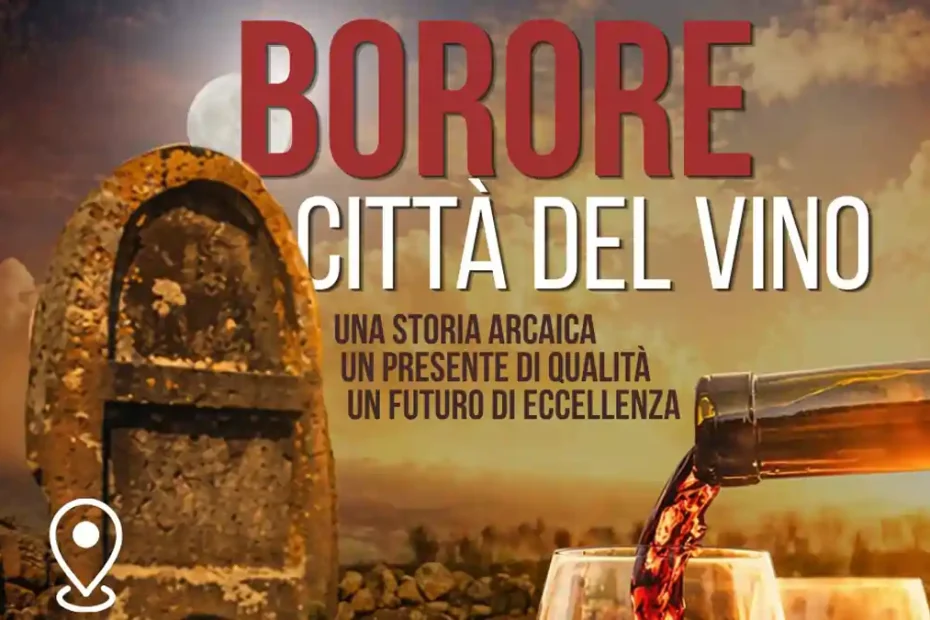 Borore Città del vino, manifesto con le date della rassegna enologica | In Sardegna con Dani
