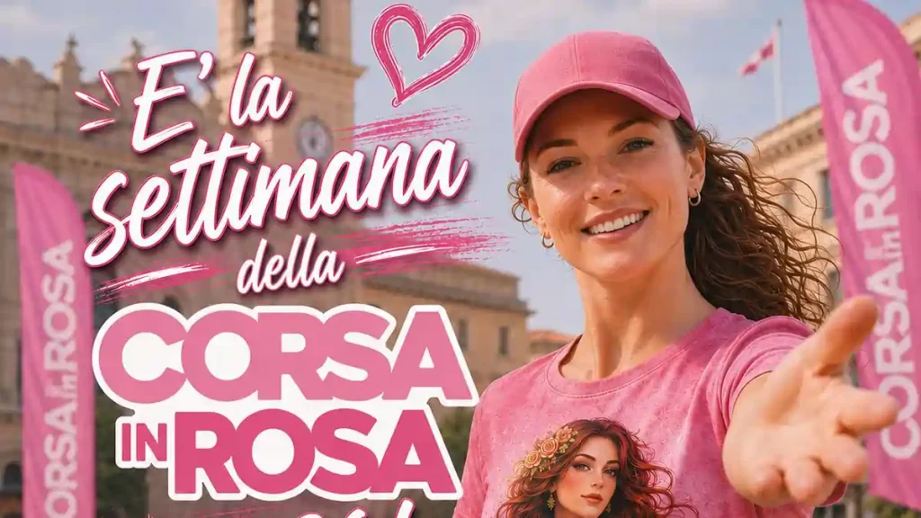 Corsa in Rosa Sassari 2026, manifesto | In Sardegna con Dani