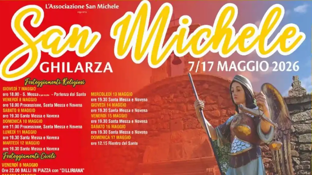 Festa di San Michele Ghilarza 2026, manifesto le date della manifestazione | In Sardegna con Dani