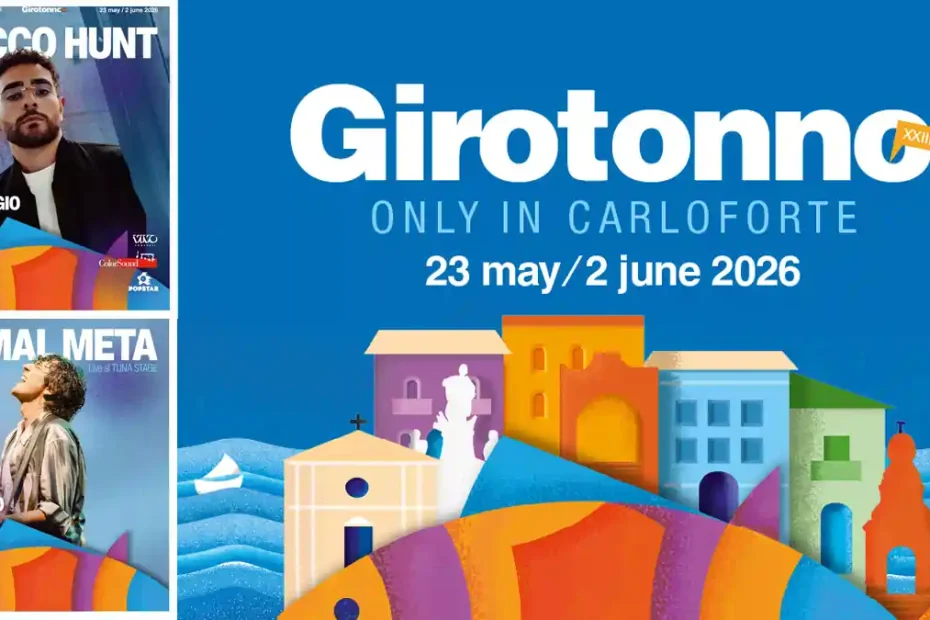 Girotonno 2026, manifesto con date e programma concerti | In Sardegna con Dani