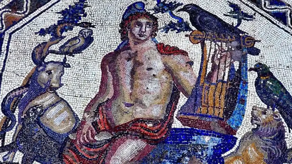 Mosaico di Orfeo nelle rovine romane di Porto Torres, visitabile per Monumenti Aperti | In Sardegna con Dani
