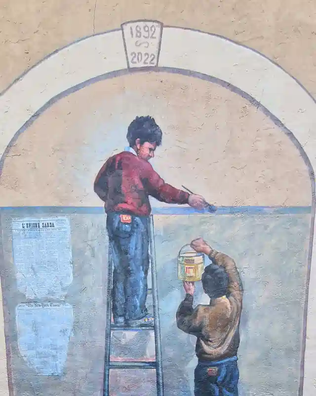 Murale S'Unda Manna a San Sperate, visitabile per Monumenti Aperti | In Sardegna con Dani