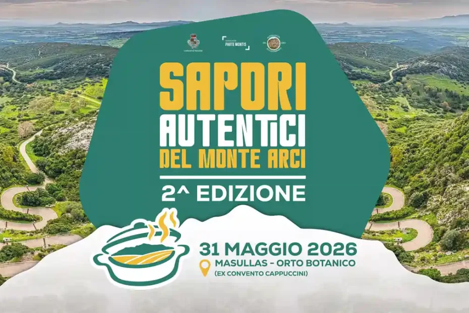 Sapori Autentici del Monte Arci Masullas 2026, manifesto con le date | In Sardegna con Dani
