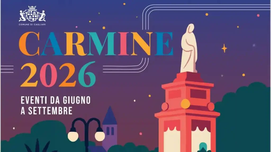 Carmine 2026 Cagliari, manifesto eventi estivi | In Sardegna con Dani