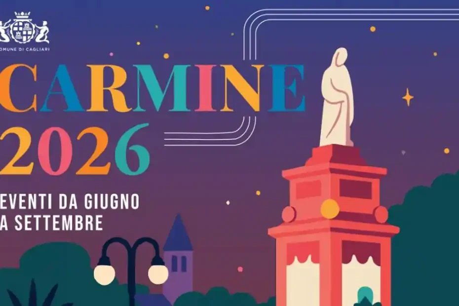 Carmine 2026 Cagliari, manifesto eventi estivi | In Sardegna con Dani