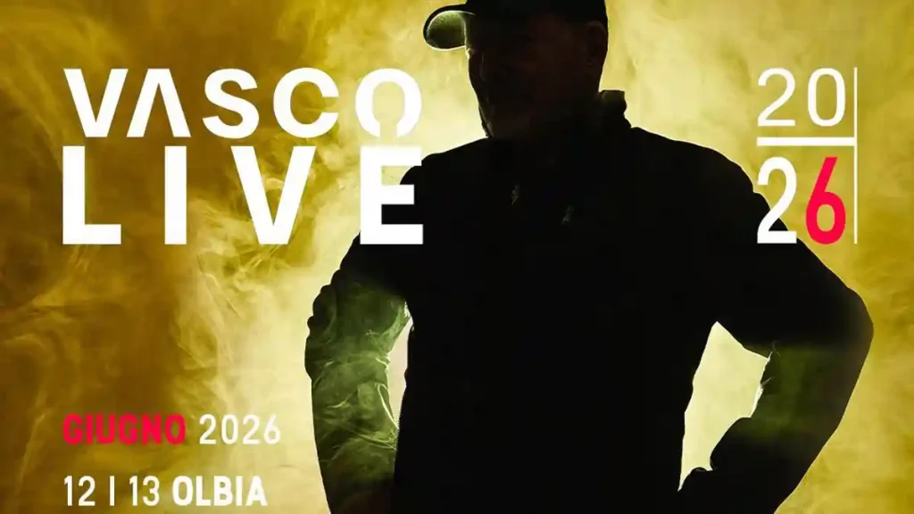 Concerto Vasco Rossi Olbia 2026, date e locandina | In Sardegna con Dani