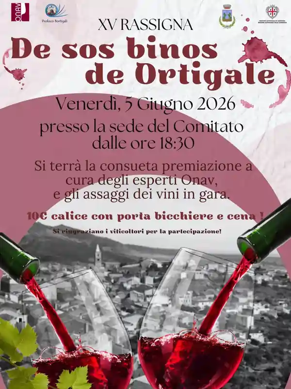 De sos binos de Ortigale 2026, manifesto e programma ufficiale | In Sardegna con Dani